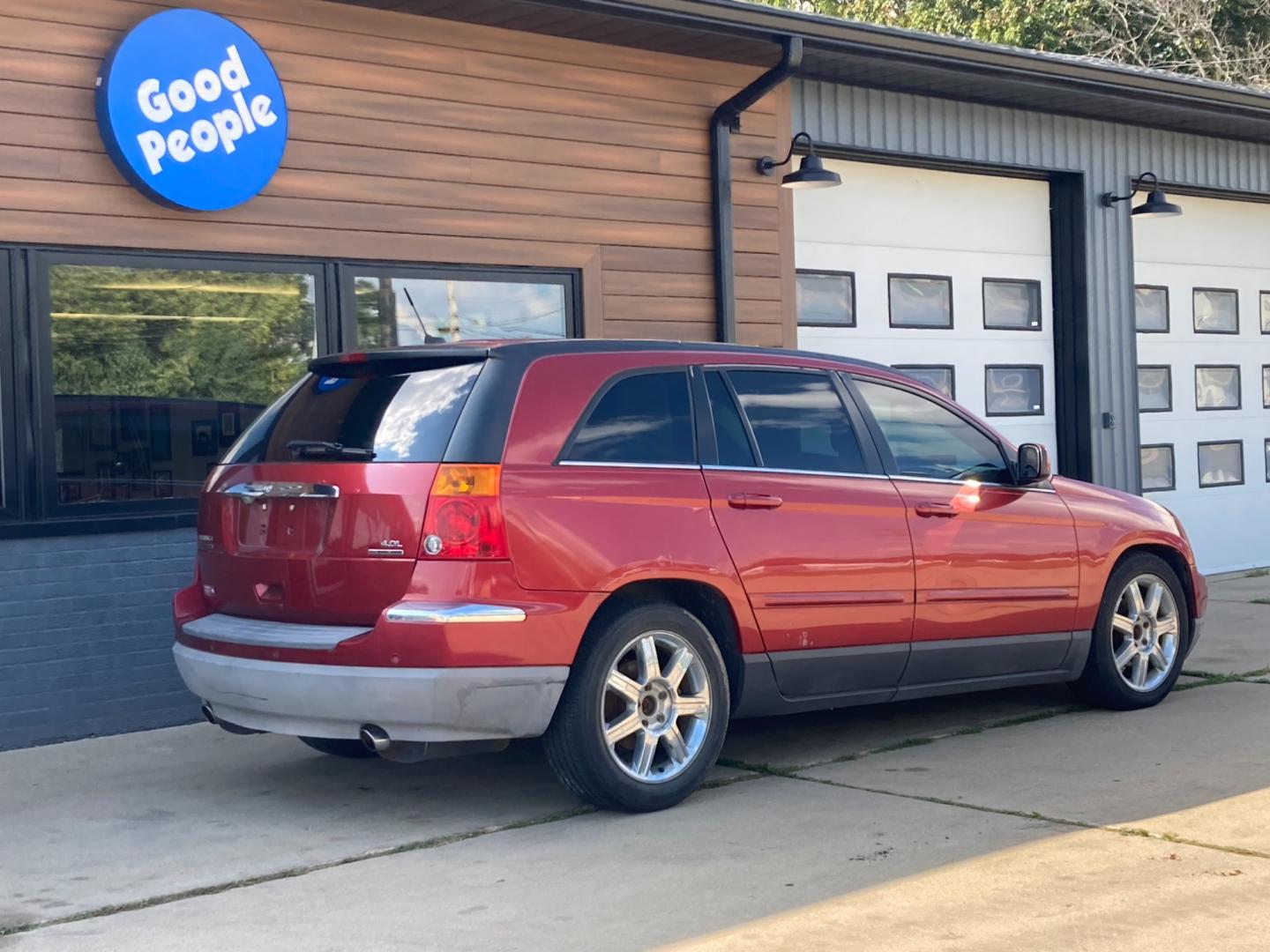 2007 Inferno Red Chrysler Pacifica Touring FWD (2A8GF68X27R) with an 4.0L V6 SOHC 24V engine, 6-Speed Automatic Overdrive transmission, located at 1800 South Ihm Blvd, Freeport, IL, 61032, (815) 232-5543, 42.278645, -89.607994 - Pacifica Touring 4D SUV AWD - Photo#1