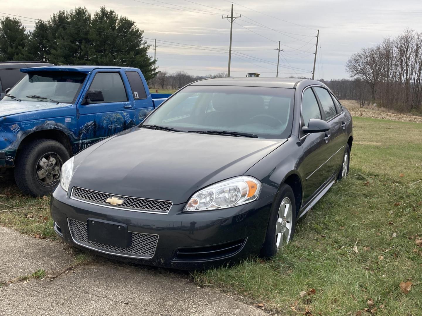 2011 Black Met Chevrolet Impala LT (2G1WG5EK9B1) with an 3.5L V6 OHV 16V FFV engine, 4-Speed Automatic transmission, located at 1800 South Ihm Blvd, Freeport, IL, 61032, (815) 232-5543, 42.278645, -89.607994 - Photo#0