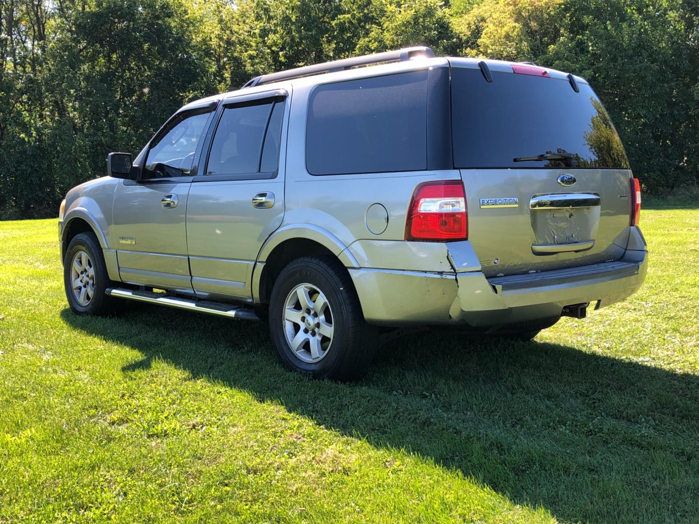 2008 Silver Birch Met Ford Expedition XLT 4WD (1FMFU16538L) with an 5.4L V8 SOHC 16V engine, 6-Speed Automatic Overdrive transmission, located at 1800 South Ihm Blvd, Freeport, IL, 61032, (815) 232-5543, 42.278645, -89.607994 - Photo#1