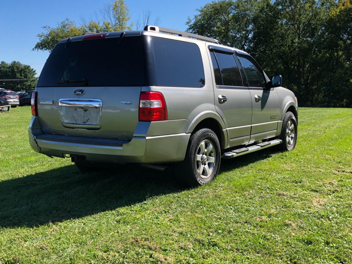 2008 Silver Birch Met Ford Expedition XLT 4WD (1FMFU16538L) with an 5.4L V8 SOHC 16V engine, 6-Speed Automatic Overdrive transmission, located at 1800 South Ihm Blvd, Freeport, IL, 61032, (815) 232-5543, 42.278645, -89.607994 - Photo#2