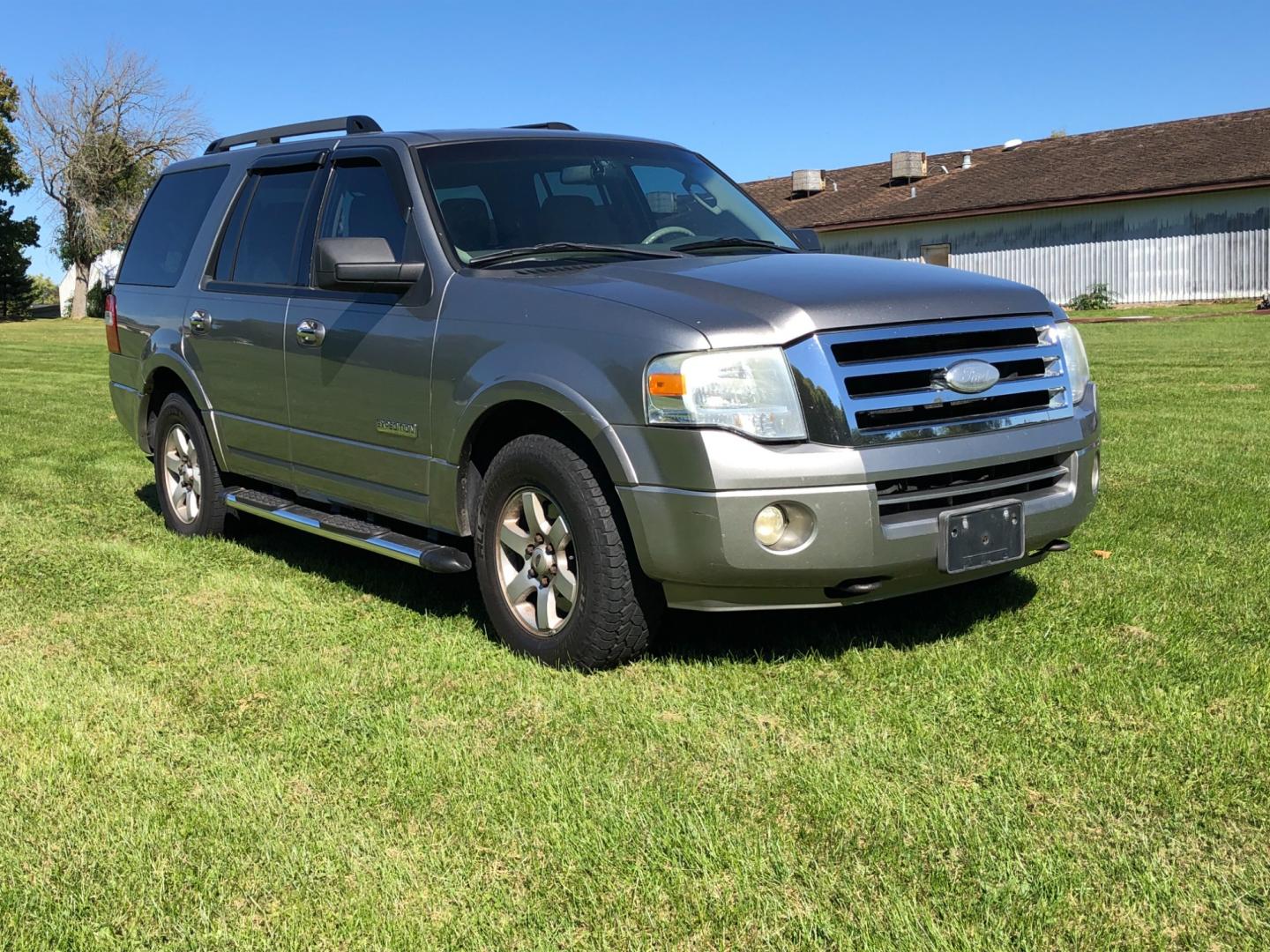 2008 Silver Birch Met Ford Expedition XLT 4WD (1FMFU16538L) with an 5.4L V8 SOHC 16V engine, 6-Speed Automatic Overdrive transmission, located at 1800 South Ihm Blvd, Freeport, IL, 61032, (815) 232-5543, 42.278645, -89.607994 - Photo#3