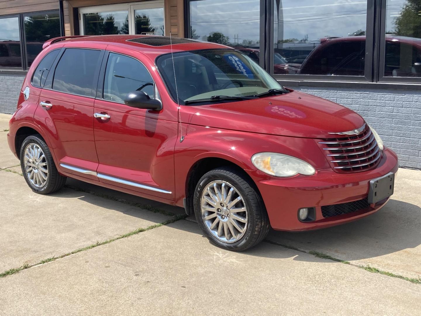 2007 Inferon Red Met Chrysler PT Cruiser GT (3A8FY78G37T) with an 2.4L L4 DOHC 16V TURBO engine, located at 1800 South Ihm Blvd, Freeport, IL, 61032, (815) 232-5543, 42.278645, -89.607994 - PT Cruiser GT 4D SUV - Photo#0