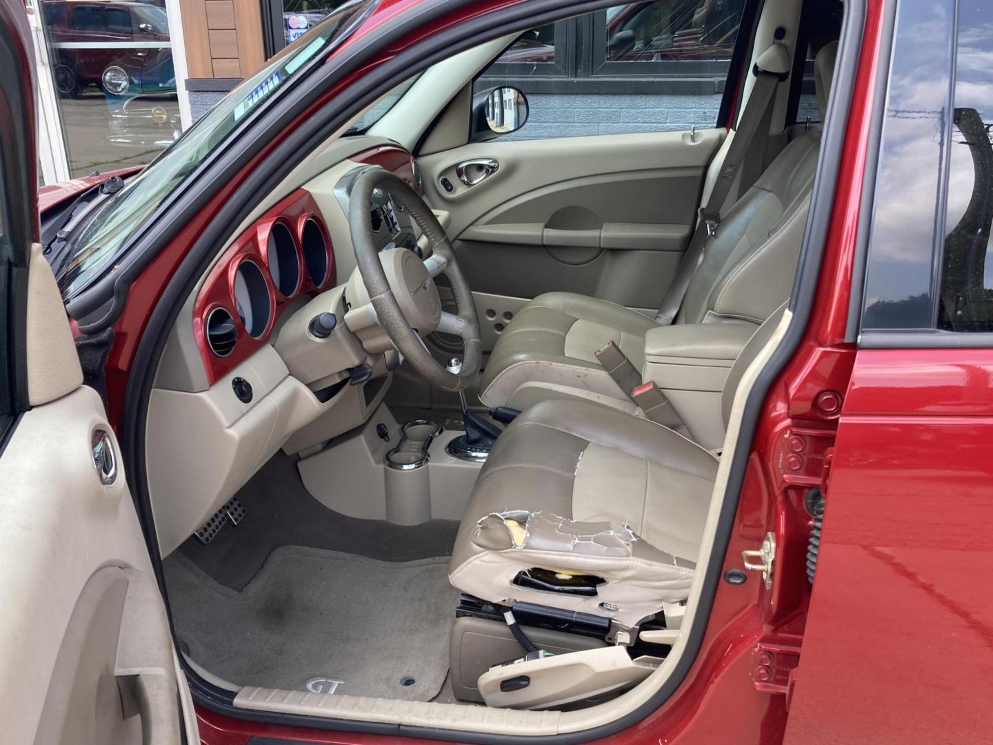 2007 Inferon Red Met Chrysler PT Cruiser GT (3A8FY78G37T) with an 2.4L L4 DOHC 16V TURBO engine, located at 1800 South Ihm Blvd, Freeport, IL, 61032, (815) 232-5543, 42.278645, -89.607994 - PT Cruiser GT 4D SUV - Photo#4