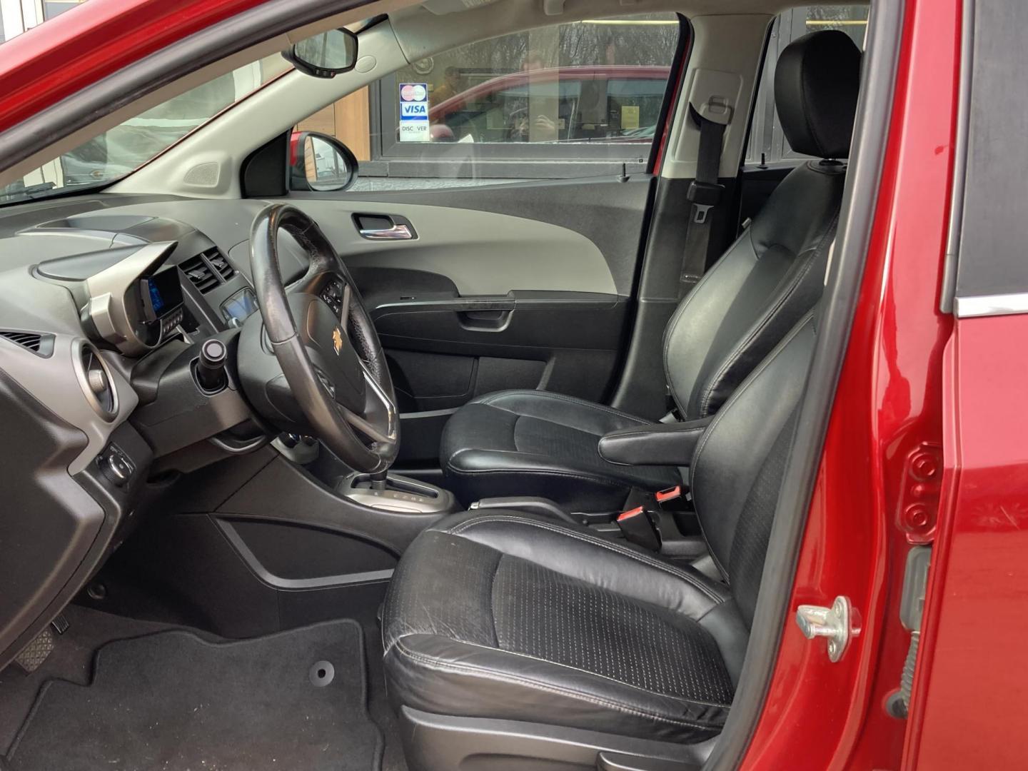 2012 Firethorn Red Met Chevrolet Sonic LTZ 5-Door (1G1JE6SH3C4) with an 1.8L L4 DOHC 24V FFV engine, 6-Speed Automatic transmission, located at 1800 South Ihm Blvd, Freeport, IL, 61032, (815) 232-5543, 42.278645, -89.607994 - Photo#4