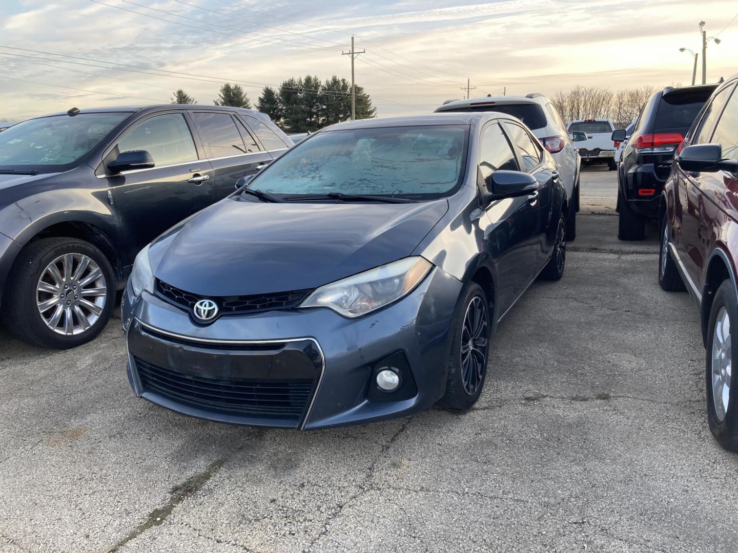 2016 Slate Met Toyota Corolla L 4-Speed AT (2T1BURHE0GC) with an 1.8L L4 DOHC 16V engine, 4A transmission, located at 1800 South Ihm Blvd, Freeport, IL, 61032, (815) 232-5543, 42.278645, -89.607994 - Photo#0